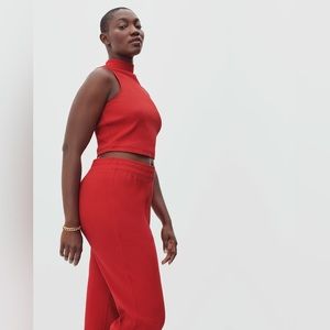 everlane ribbed flare